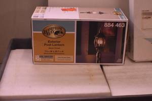 lot 43 image: Post and Post Lantern