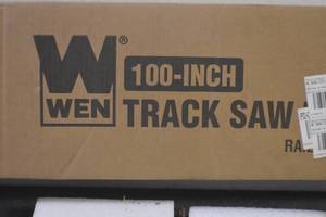 lot 49 image: WEN CT9502 100-Inch Track Saw Track Guide Rail and Adapters