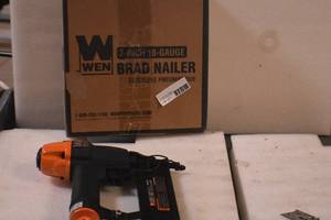 lot 51 image: WEN 61721 18-Gauge 38-Inch to 2-Inch Pneumatic Brad Nailer
