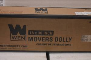 lot 90 image: WEN 721830 1320-Pound Capacity 18-by-30-Inch Hardwood Movers Dolly, 2-Pack