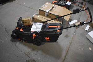 WEN 20839 20V Max 2-in-1 19-Inch Cordless Brushless Lawn Mower and Mulcher with Two 5Ah Batteries and Dual Port Charger