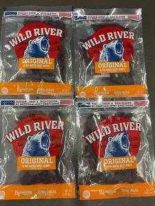 ID 4 - Wild River Original Slow-Dried Beef Jerky 3.5 oz 4 Bags