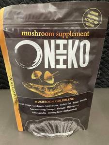 lot 25 image: Box W - NEKO Mushroom Goldblend Mushroom Supplement - 4800mg per Serving, 30 Servings, 6.35 oz (180 g)