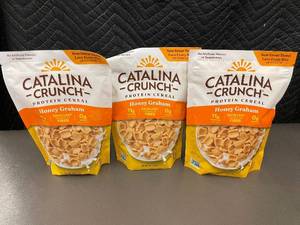 lot 178 image: Trol - Catalina Crunch Honey Graham Protein Cereal 9 oz - 3 Pack