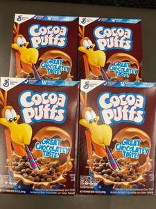 lot 230 image: AS 4 - Cocoa Puffs - General Mills 10.4 oz Boxes (4-Pack)