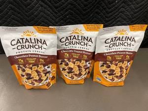 lot 258 image: Trol - Catalina Crunch Protein Cereal - Chocolate Peanut Butter - 3-Pack