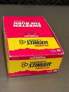 lot 316 image: Honey Stinger Energy Gel - Fruit Smoothie 24-Pack (31 g per Packet)