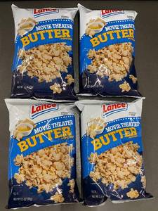 lot 321 image: cart - Lance Movie Theater Butter Popcorn - 3.5 oz (99 g) - 4-Pack