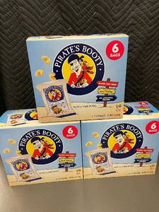 lot 337 image: TN 5 - Pirates Booty Rice & Corn Puffs Aged White Cheddar - 3 Boxes