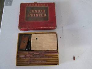 lot 163 image: Vintage Johnsons Junior Printer st...