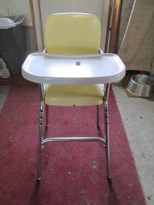 lot 181 image: Vintage Baby High Chair with all me...