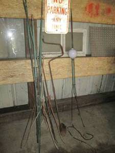 lot 202 image: No Parking Sign and metal lighting ...