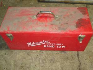 lot 241 image: Milwaukee Hravy duty Portable band ...