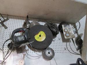 lot 258 image: Variety of grinding wheels, wire wh...