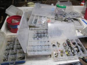 lot 274 image: Multiple part organizers filled wit...