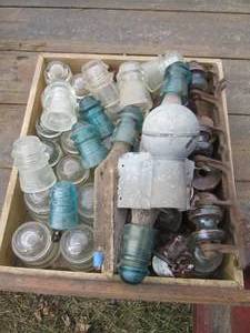 lot 53 image: Wood drawer with a variety of vinta...