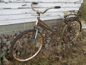 lot 57 image: Vintage Womens Murray bicycle with ...