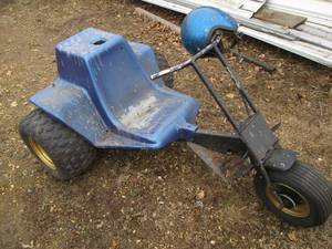 lot 60 image: Vintage 3-wheel all-terrain mini-bi...