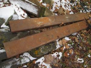 lot 74 image: Pair of fork extensions...