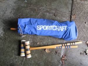 lot 82 image: Croquet set...