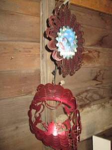 lot 83 image: 2 Wind spinners...