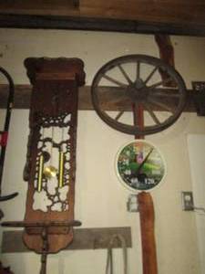 lot 120 image: Vintage Carved wood Pedulim and Chi...