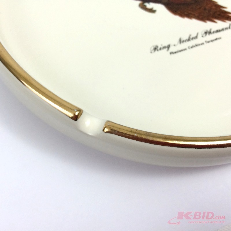 lot 11 image: Rare Les Kouba Ringneck Pheasant Ashtray