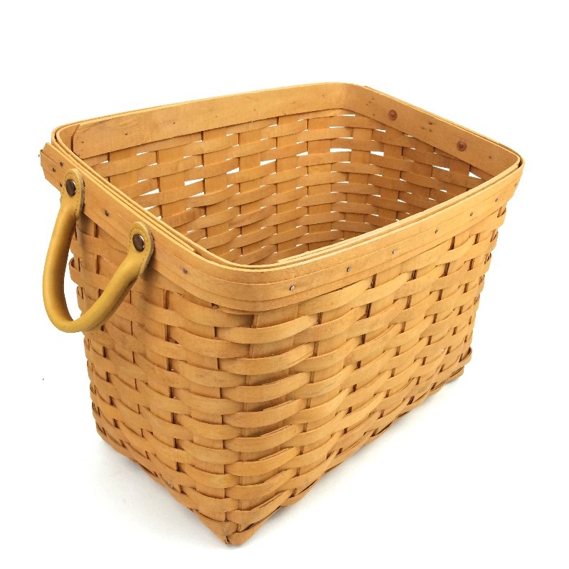 lot 40 image: Large Collectable Longaberger Basket signed and numbered