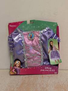 lot 9 image: NEW JAKKS PACIFIC DISNEY RAPUNZEL DRESS FITS 4 - 6X