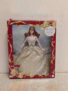 lot 15 image: NEW MATTEL HOLIDAY BARBIE SIGNATURE 2025