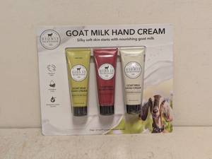 lot 42 image: NEW DIONIS GOAT MILK HAND CREAM 3PK