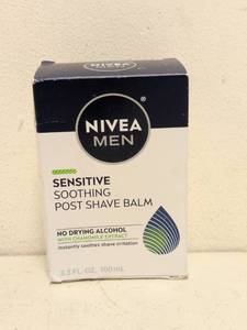 lot 77 image: NEW NIVEA MEN SENSITIVE SOOTHING POST SHAVE BALM