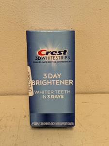 lot 78 image: NEW CREST 3D WHITESTRIPS 6PK