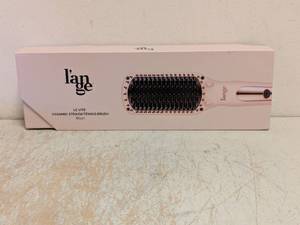 lot 99 image: IANGE LE VITE CERAMIC STRAIGHTENING BRUSH BLUSH