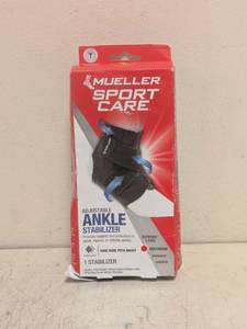 lot 36 image: NEW MUELLER SPORT CARE ADJUSTABLE ANKLE STABILIZER