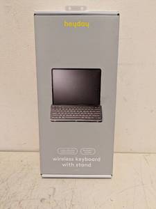 lot 114 image: NEW HEYDAY WIRELESS KEYBOARD WITH STAND