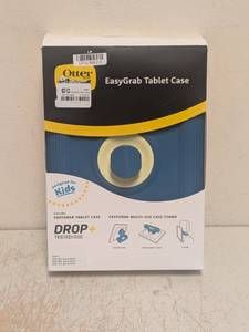lot 142 image: NEW OTTERBOX EASY GRAB TABLET CASE BLUE
