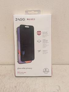 lot 147 image: NEW ZAGG INVISIBLE SHIELD GLASS ELITE PRIVACY IPHONE 14 PRO MAX