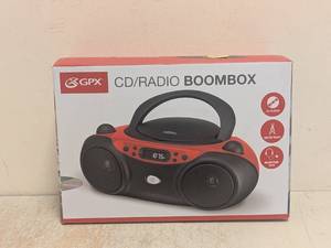 lot 156 image: NEW GPX CDRADIO BOOMBOX