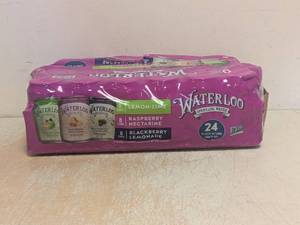 lot 168 image: NEW WATERLOO SPARKLING WATER VARIETY PACK 24CT