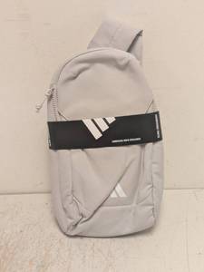 lot 231 image: NEW ADIDAS ESSENTIALS SLING CROSSBODY CREAM