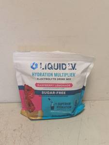 lot 256 image: NEW LIQUID I.V ENERGY MULTIPLIER DRINK MIX BLACKBERRY LEMONADESTRAWBERRY KIWILEMON LIME 26CT