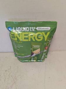 lot 255 image: NEW LIQUID I.V ENERGY MULTIPLIER DRINK MIX BLACKBERRY LEMONADESTRAWBERRY KIWI 26CT