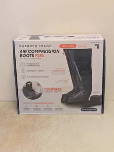 lot 269 image: NEW SHARPER IMAGE AIR COMPRESSION BOOTS FLEX LXL