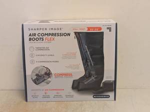 lot 271 image: NEW SHARPER IMAGE AIR COMPRESSION BOOTS FLEX SM