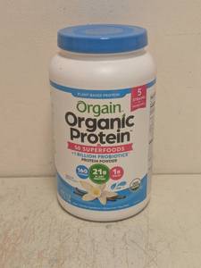 lot 225 image: NEW ORGAIN ORGANIC PROTEIN VANILLA BEAN