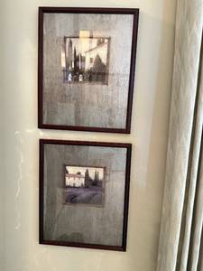 lot 51 image: J. Wilens Framed Landscape Prints - Set of 2 - Signed