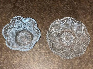 lot 120 image: Waterford Crystal Cut-Glass Candy Dishes (Lot of 2)