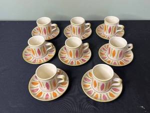 lot 221 image: Red Wing Pepe Cup & Saucer Set