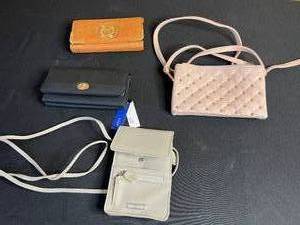 lot 257 image: Lot of Wallets & Small Bags Inc Coach & Carmen & Black Wallet Retailing for $44
